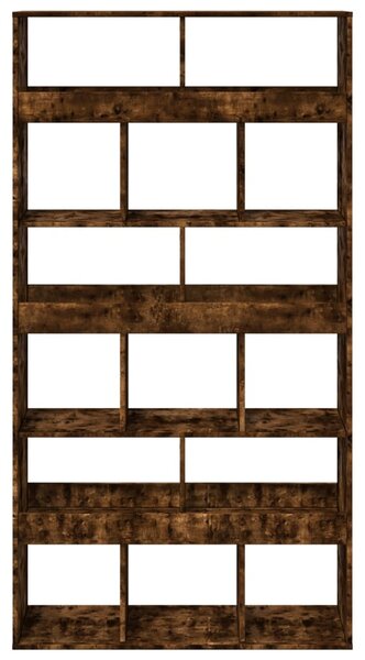 Knihovna kouřový dub 100 x 33 x 187,5 cm kompozitní dřevo 3309379