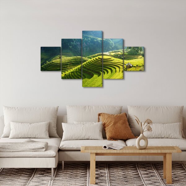 Obraz - Koncert rýžových teras (125x70 cm)