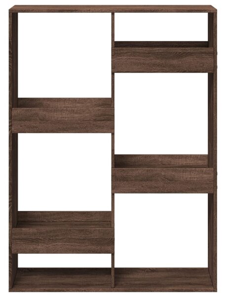 Knihovna hnědý dub 100 x 33 x 135 cm kompozitní dřevo 3309390