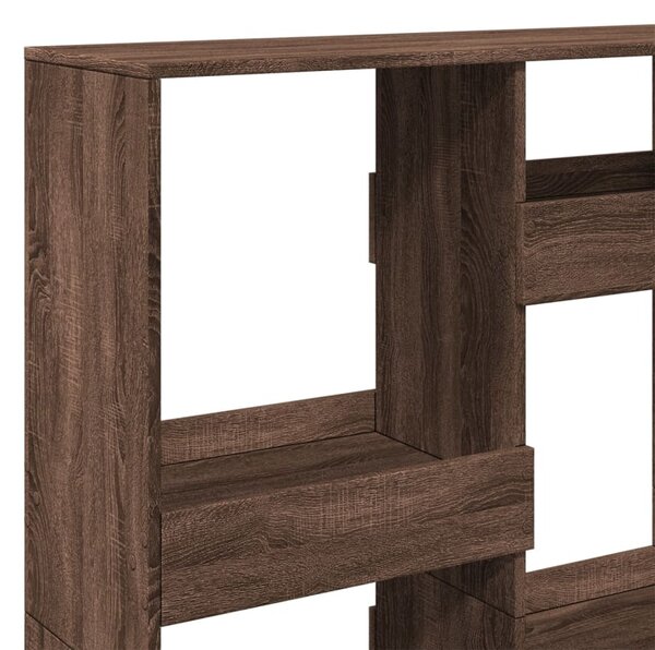 Knihovna hnědý dub 100 x 33 x 135 cm kompozitní dřevo 3309390