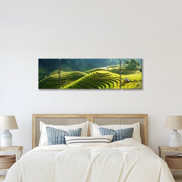 Obraz - Koncert rýžových teras (170x50 cm)