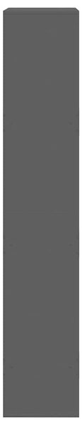 Knihovna černá 100 x 33 x 175 cm kompozitní dřevo 3309403