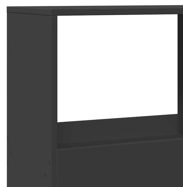 Knihovna černá 100 x 33 x 155,5 cm kompozitní dřevo 3309394