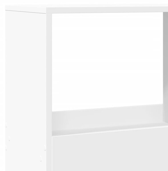 Knihovna bílá 100 x 33 x 155,5 cm kompozitní dřevo 3309393