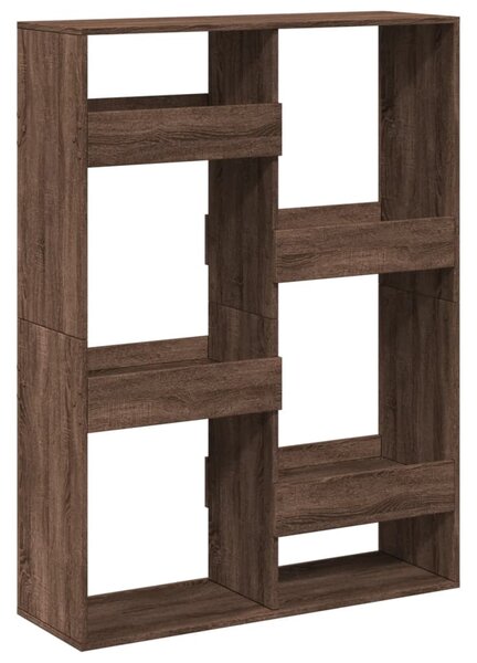Knihovna hnědý dub 100 x 33 x 135 cm kompozitní dřevo 3309390