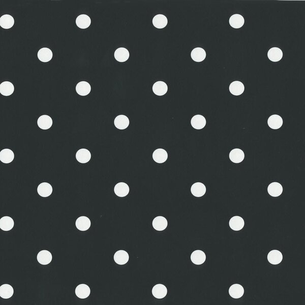 Samolepící tapety puntíky černé 12598, rozměr 45 cm x 15 m, GEKKOFIX