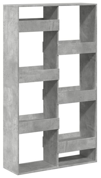 Knihovna betonově šedá 100 x 33 x 175 cm kompozitní dřevo 3309405