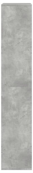 Knihovna betonově šedá 100 x 33 x 175 cm kompozitní dřevo 3309405