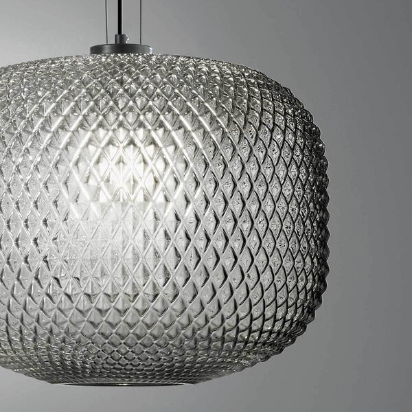 Faneurope Ashford E27 závěsné svítidlo ŠedáØ 20 cm