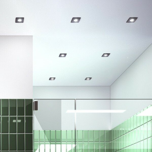 RED - DESIGN RENDL RENDL WATERBOY SQ matná černá 230V LED 10W 40° IP65 3000K R11741