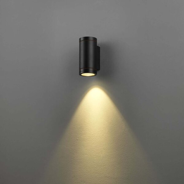 Luca round LED nástěnné svítidlo IP65 Ra>90 ⌀100mmDolu
