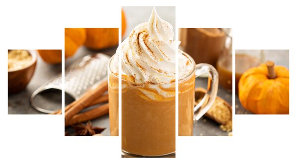 Obraz - Dýňové latte (125x70 cm)