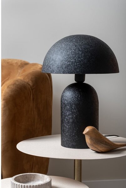 Černá stolní lampa (výška 43 cm) Boaz – Leitmotiv