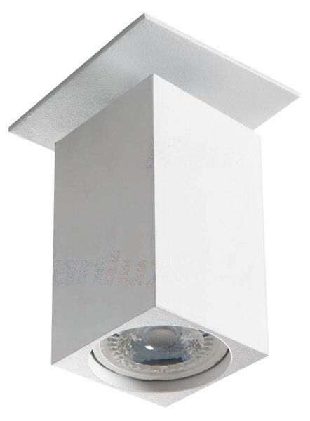 Stropní bodové vestavné osvětlení CHIKO DSL, 1xGU10, 35W, 57x57mm, hranaté, bílé