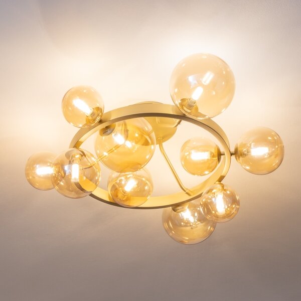 Brilagi - LED Přisazený lustr MILLA 10xG9/3W/230V zlatá