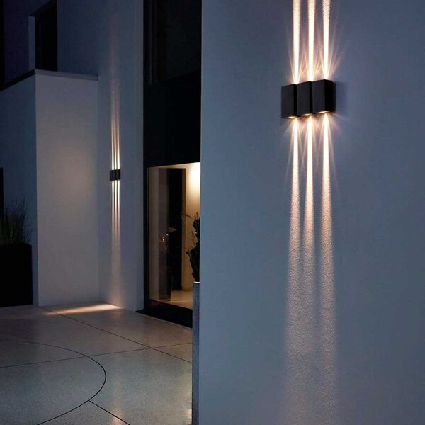 Cubic Low Angle LED nástěnné svítidlo IP65 Dolu