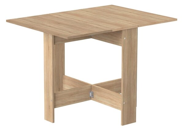 Rozkládací jídelní stůl v dekoru dubu 76x28 cm Papillon – TemaHome
