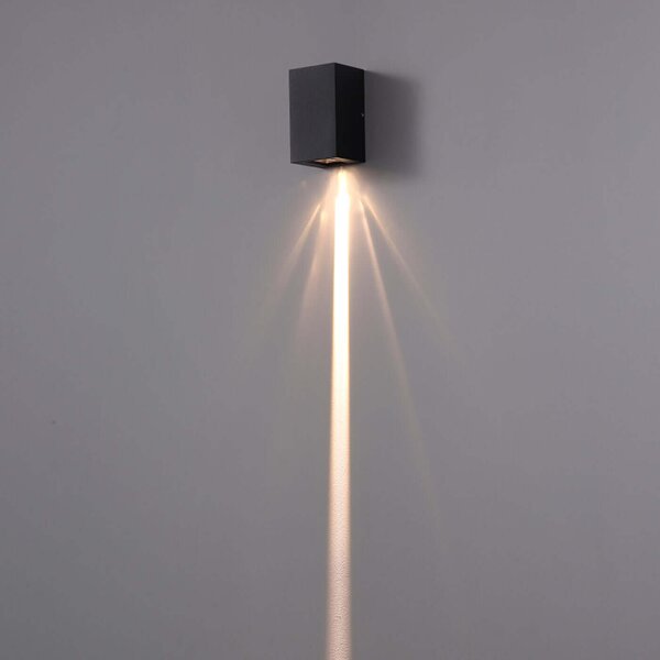 Cubic Low Angle LED nástěnné svítidlo IP65 Dolu