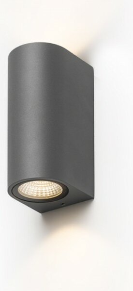 RED - DESIGN RENDL RENDL ZACK II antracitová 230V LED 2x3W 58° IP54 3000K R12022