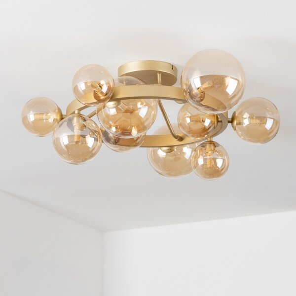Brilagi - LED Přisazený lustr MILLA 10xG9/3W/230V zlatá
