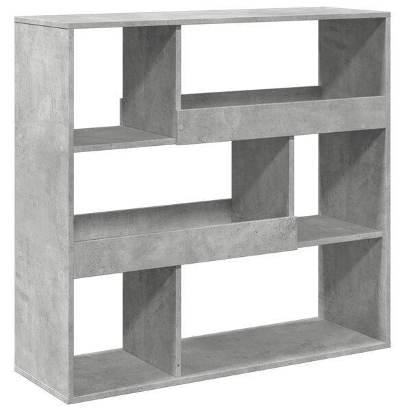 Dělicí stěna betonově šedá 100 x 33 x 94,5 cm kompozitní dřevo 3309477