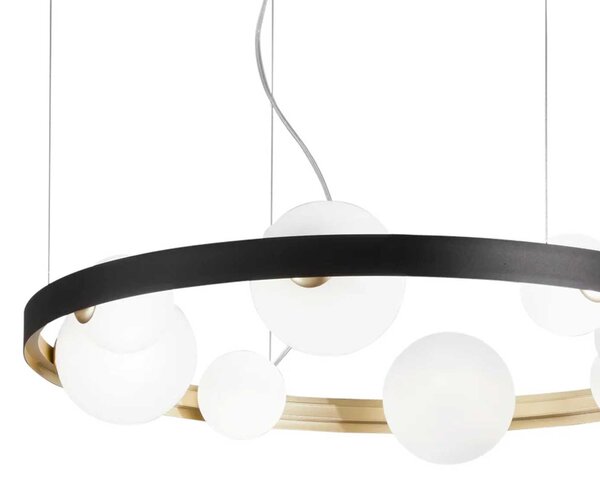 Faneurope Sonetto G9 kruhové závěsné svítidlo ⌀76cm