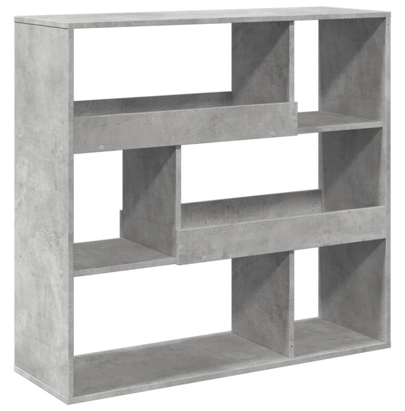 Dělicí stěna betonově šedá 100 x 33 x 94,5 cm kompozitní dřevo 3309477