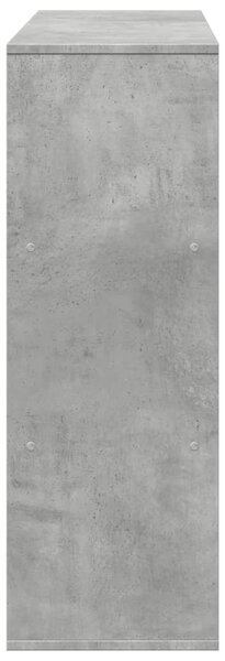 Dělicí stěna betonově šedá 100 x 33 x 94,5 cm kompozitní dřevo 3309477
