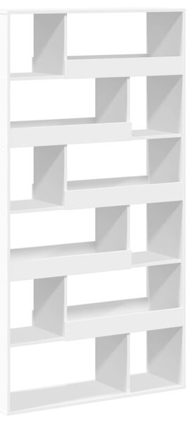 Dělicí stěna bílá 100 x 33 x 187,5 cm kompozitní dřevo 3309501