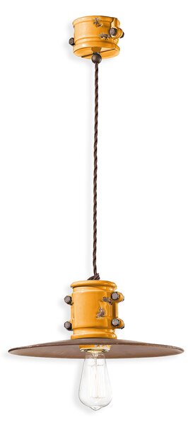 Ferroluce Závěsné retro svítidlo URBAN, Ø 26 cm, 1xE27 Barva: Černá