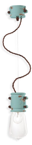Ferroluce Závěsné retro svítidlo URBAN, v. 26 cm, 1xE27 Barva: Černá