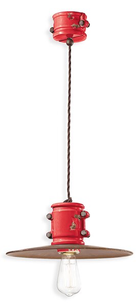 Ferroluce Závěsné retro svítidlo URBAN, Ø 26 cm, 1xE27 Barva: Černá