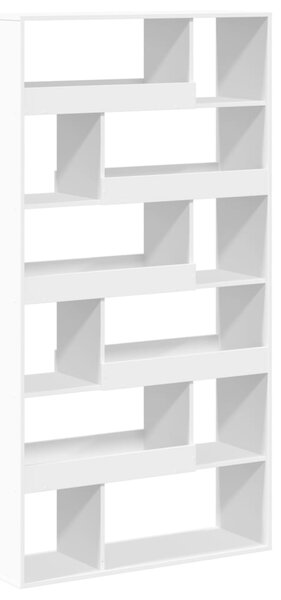 Dělicí stěna bílá 100 x 33 x 187,5 cm kompozitní dřevo 3309501