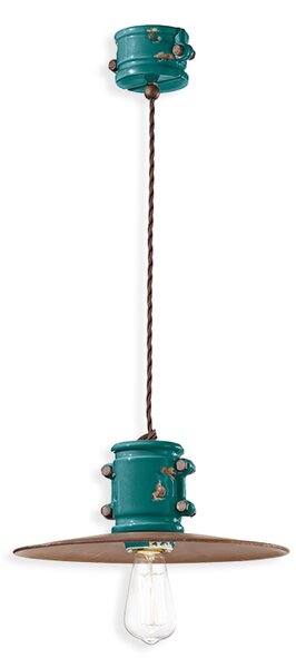 Ferroluce Závěsné retro svítidlo URBAN, Ø 26 cm, 1xE27 Barva: Černá
