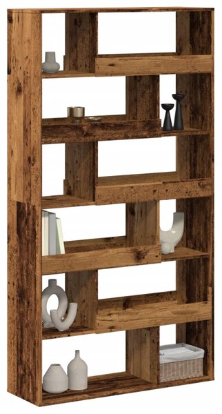 Dělicí stěna old wood 100 x 33 x 187,5 cm kompozitní dřevo 3309508