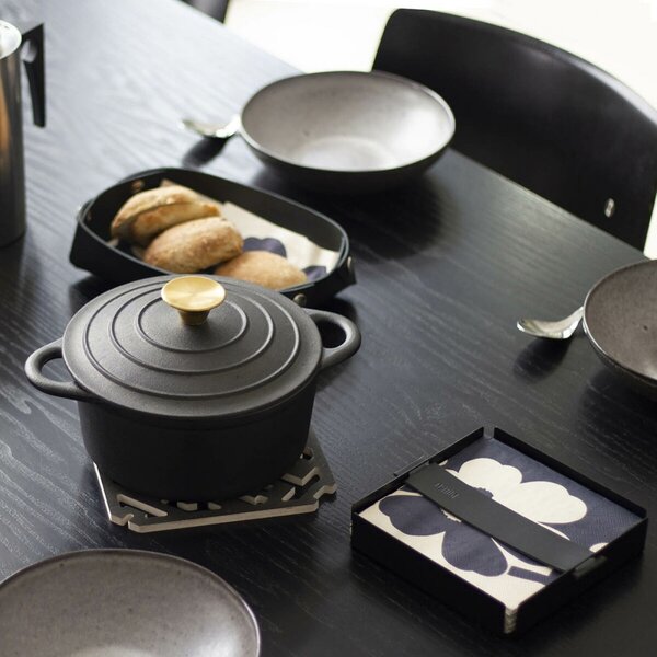 Miiko Design Držák na ubrousky, velký / černý