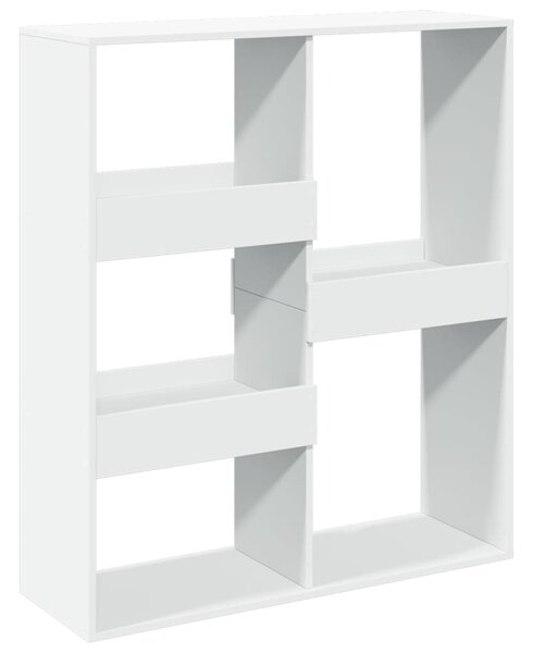 Dělicí stěna bílá 100 x 33 x 115 cm kompozitní dřevo 3309546