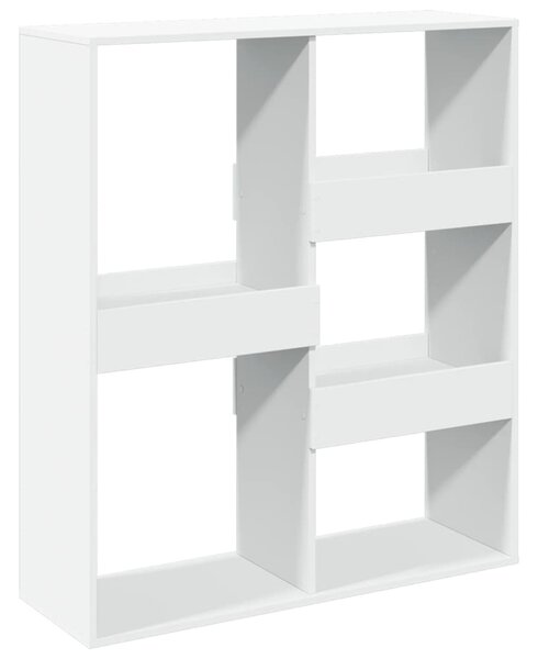 Dělicí stěna bílá 100 x 33 x 115 cm kompozitní dřevo 3309546
