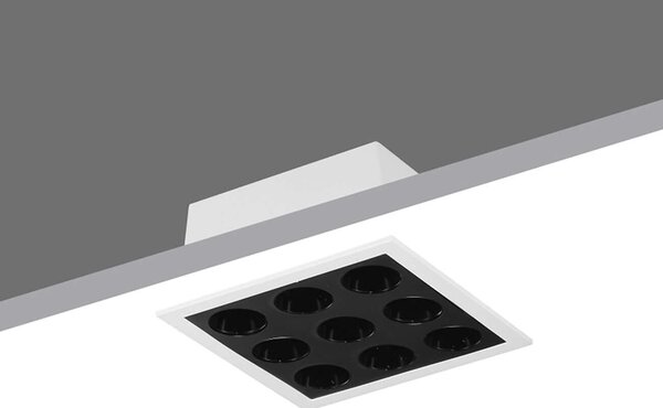 Spotlight Deep LED čtvercové zápustné svítidlo 76mm - 8W