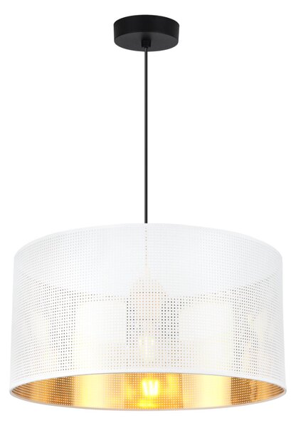 Závěsné svítidlo Asti0, 1x bílé PVC stínítko, (fi 40cm), g, b