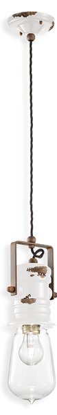 Ferroluce Závěsné retro svítidlo URBAN, v. 37 cm, 1xE27 Barva: Černá