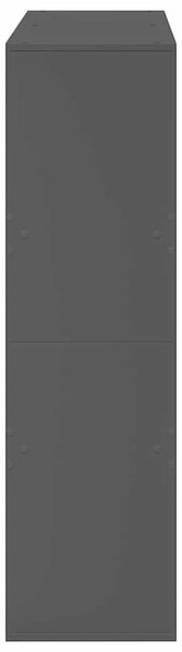 Dělicí stěna černá 100 x 33 x 115 cm kompozitní dřevo 3309547