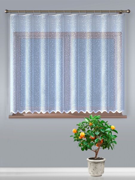 Hotová záclona, Loreta, bílá 250 x 120 cm