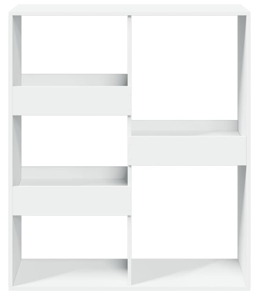 Dělicí stěna bílá 100 x 33 x 115 cm kompozitní dřevo 3309546