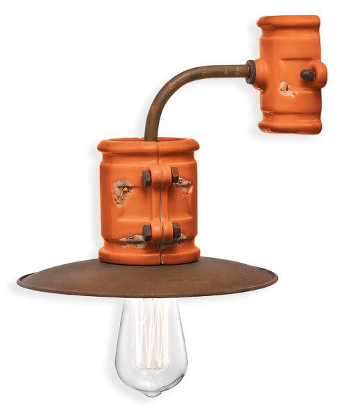 Ferroluce Nástěnné retro svítidlo URBAN, š. 28 cm, 1xE27 Barva: Žlutá