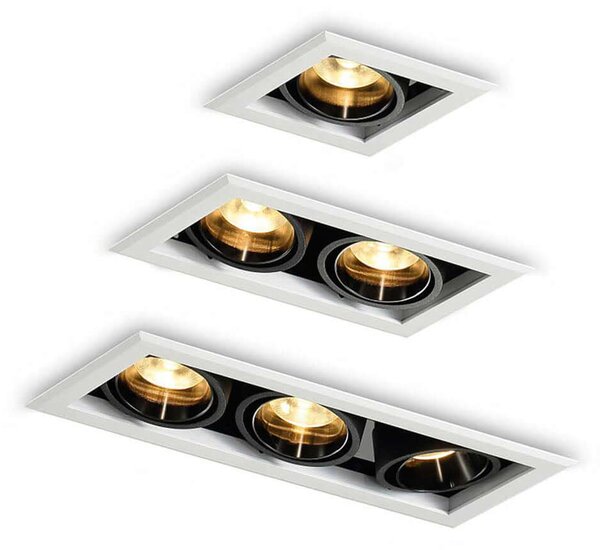 Grille Spotlight LED zápustné svítidlo natáčecí Duo - 10W