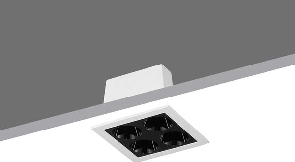 Spotlight Deep LED čtvercové zápustné svítidlo 76mm - 8W