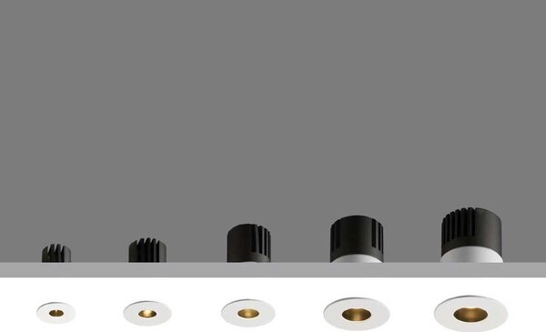 Black hole Spotlight LED zápustné kulaté svítidlo Ra>90 ⌀59mm - 9W