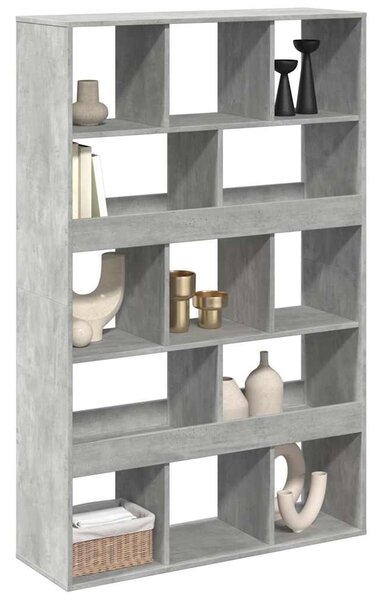 Dělicí stěna betonově šedá 100 x 33 x 156,5 cm kompozitní dřevo 3309531