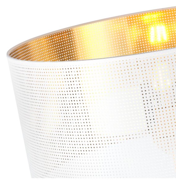 Závěsné svítidlo Asti0, 1x bílé PVC stínítko, (fi 35cm), g, b